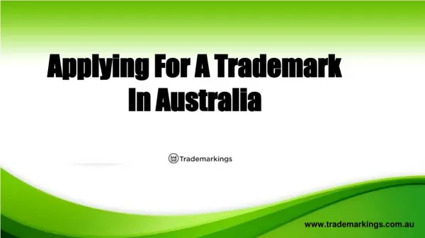 Applying For a Trademark In Australia