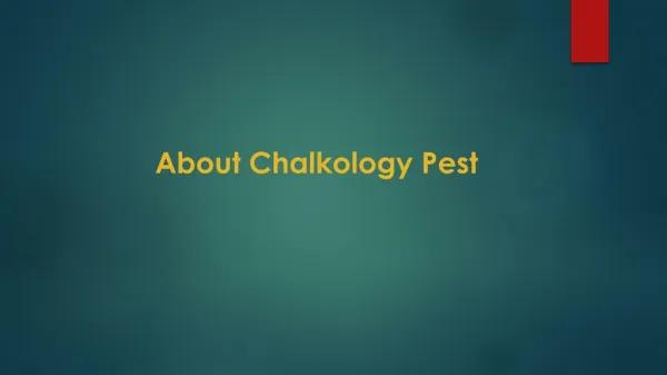 About Chalklogy Pest