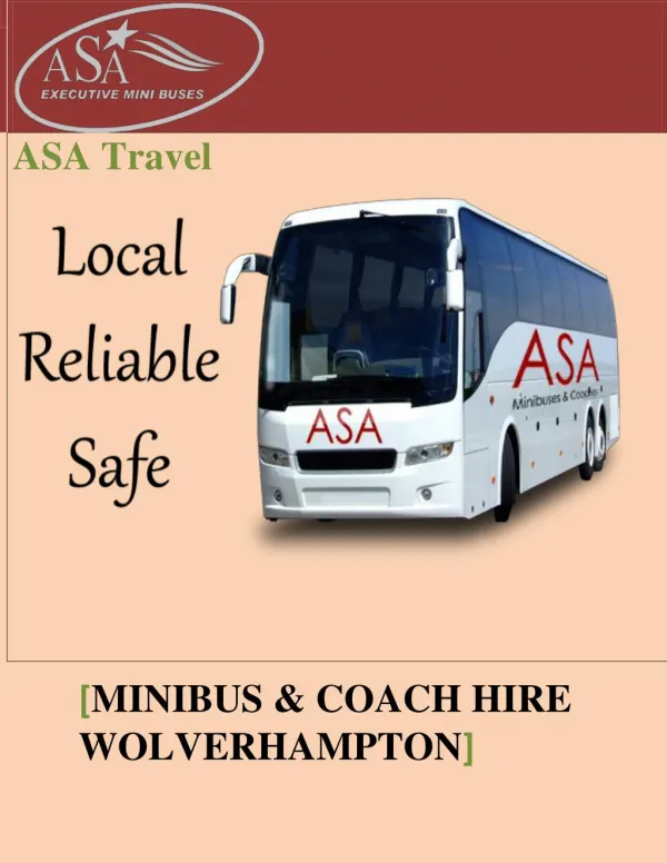Minibus & Coach Hire Wolverhampton