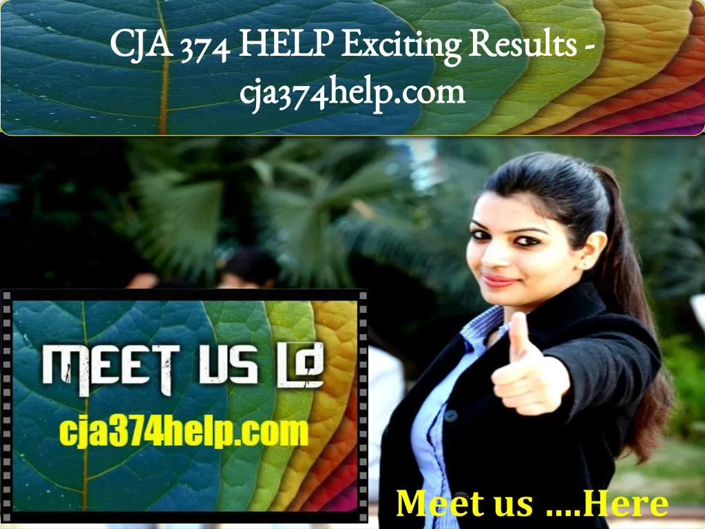 cja 374 help exciting results cja374help com