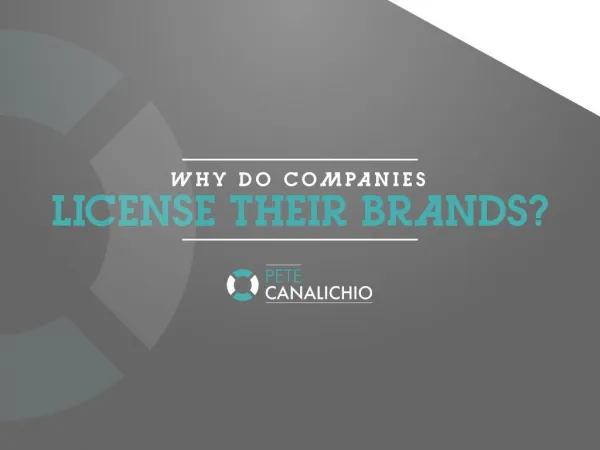 Why Do Companies License Their Brands | Branding Your Business