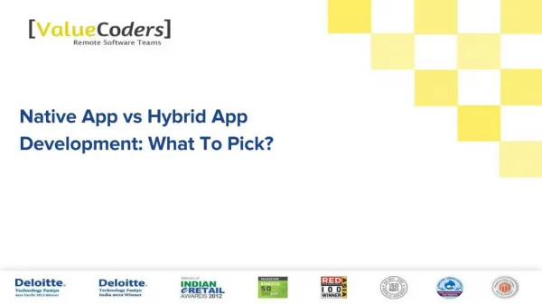 Native App vs Hybrid App Development: What To Pick?