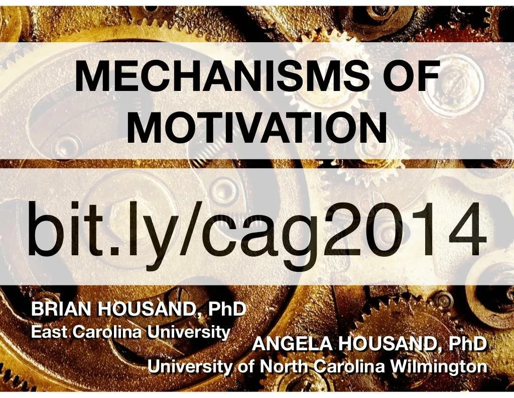 mechanisms of motivation 5 c s for promoting