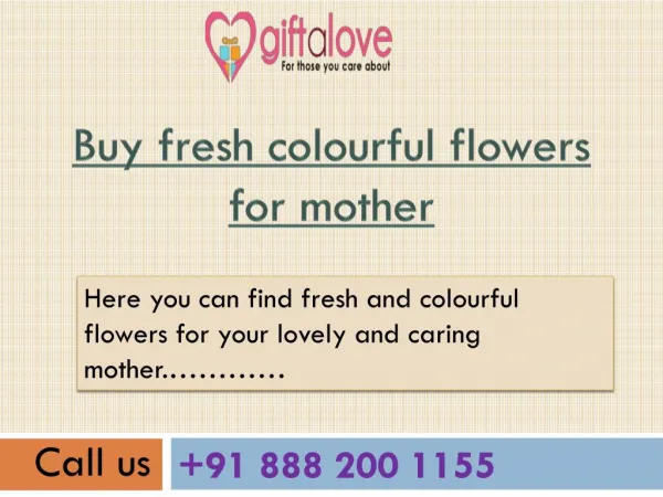 Send Love with Beautiful Mother's Day Flowers Online at Giftalove