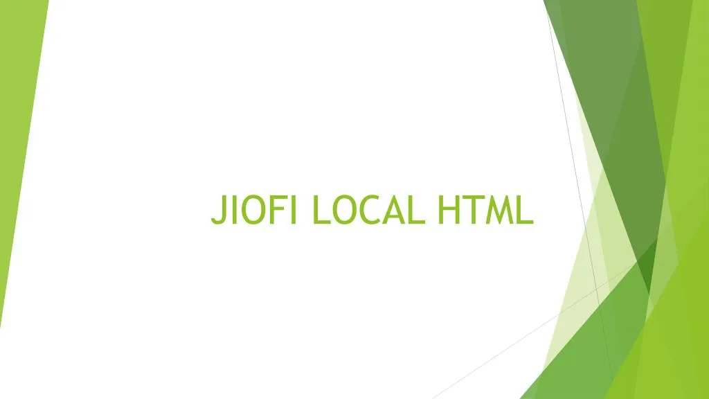 jiofi local html