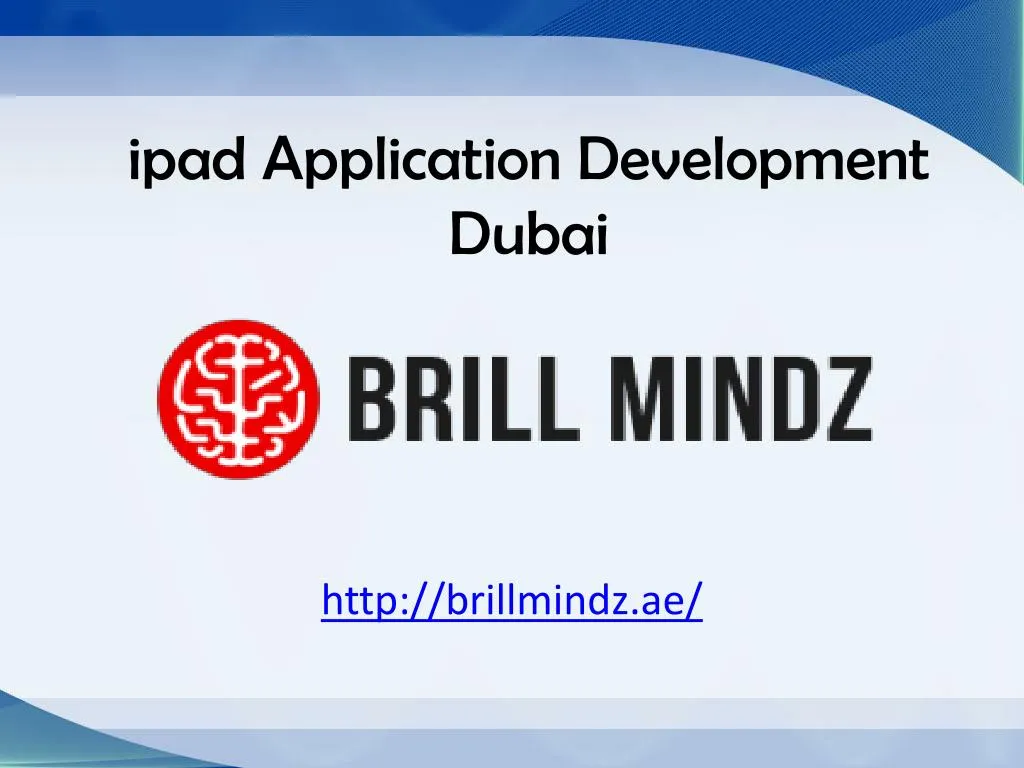 i pad application development dubai