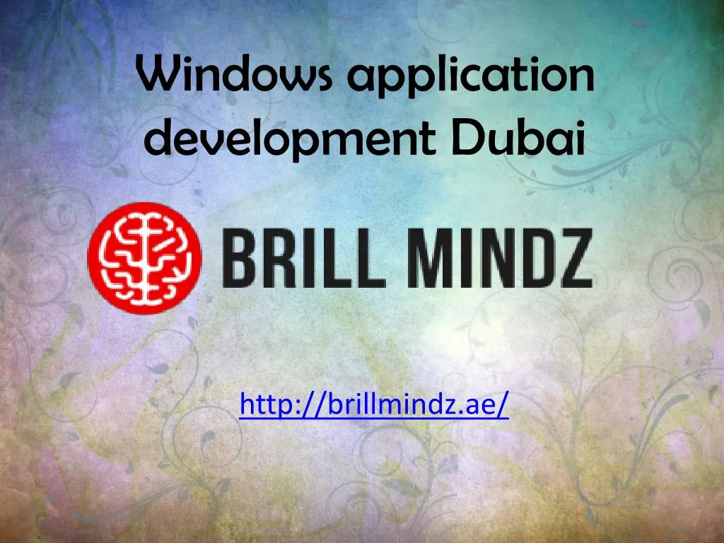 windows application development dubai