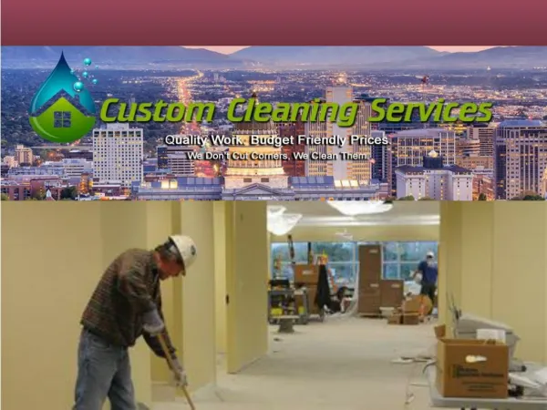 Commercial Office Cleaning Services in Salt Lake