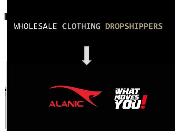 Wholesale Clothing Dropshipping Company