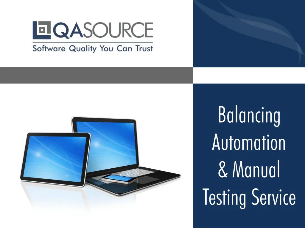 balancing automation manual testing service