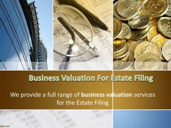 Business Valuation For Estate Filing