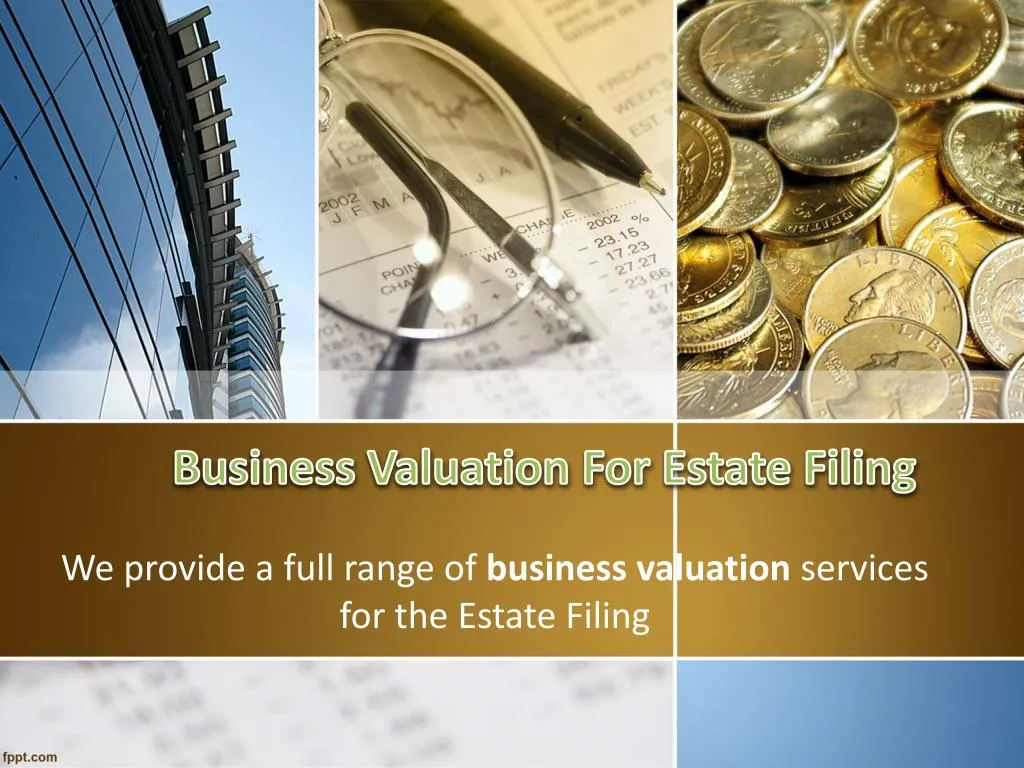 business valuation for estate filing