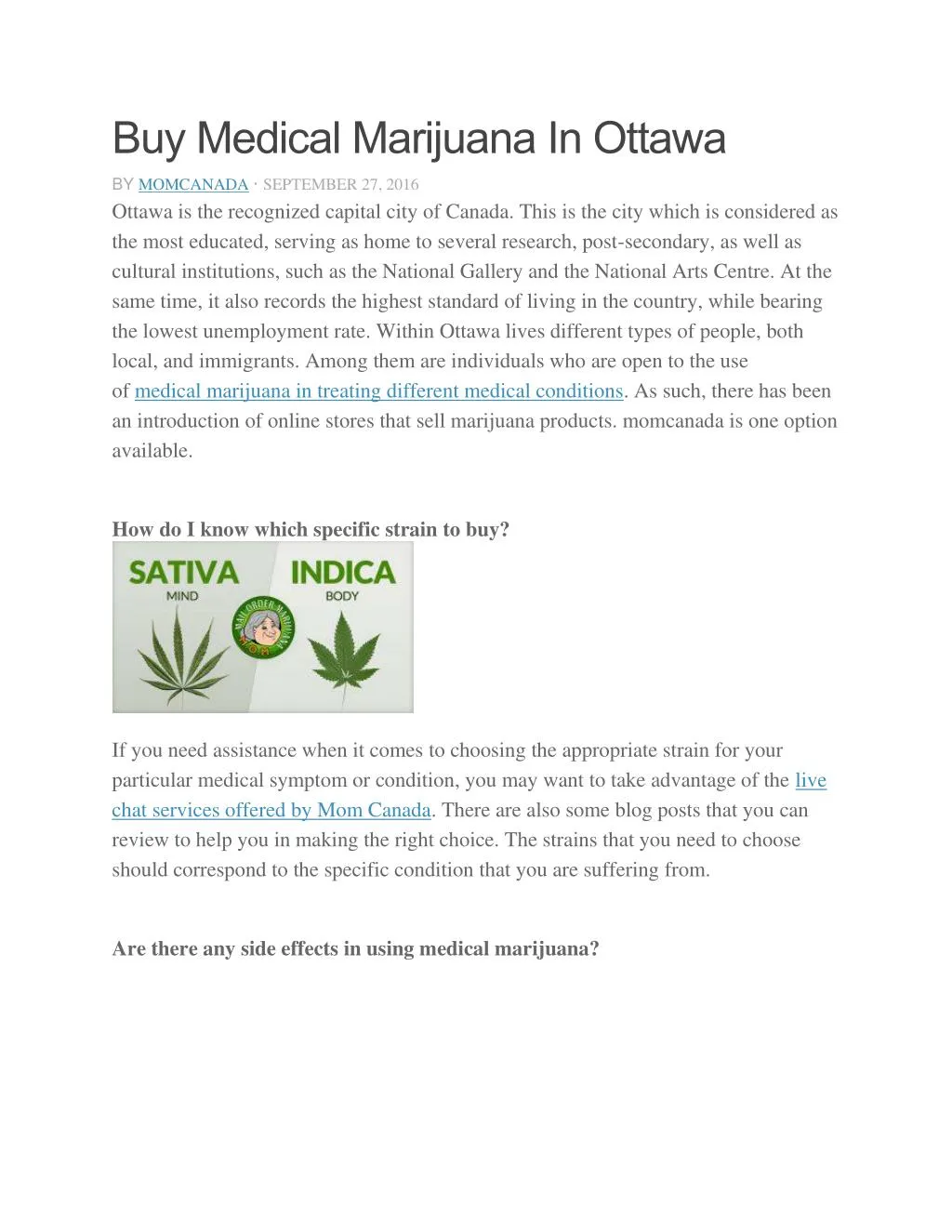 buy medical marijuana in ottawa