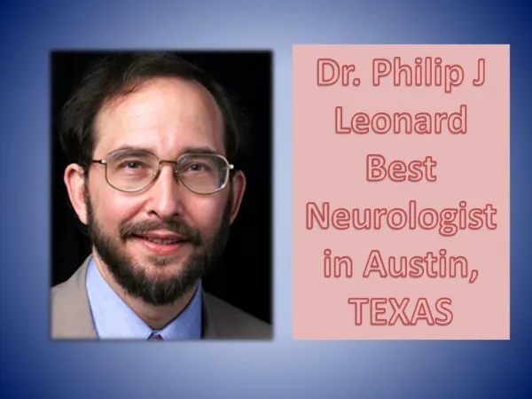 Dr. Philip Leonard - Best Neurologist in USA