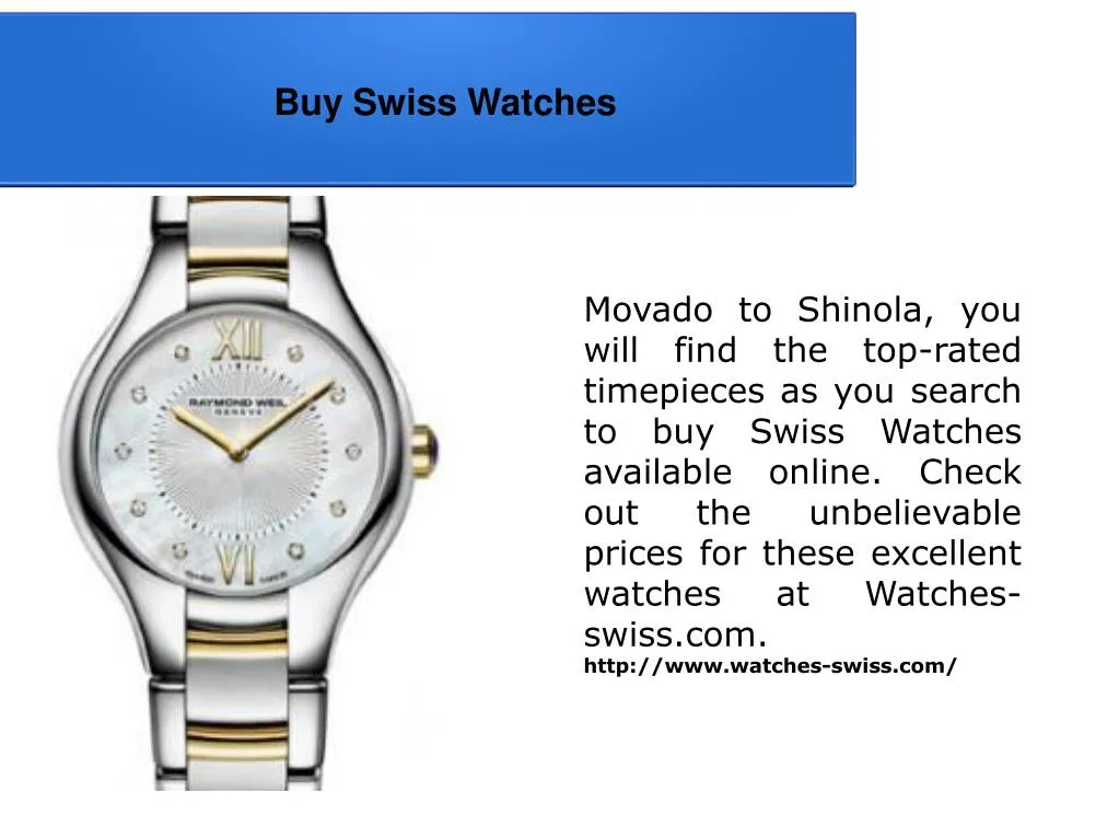 buy swiss watches