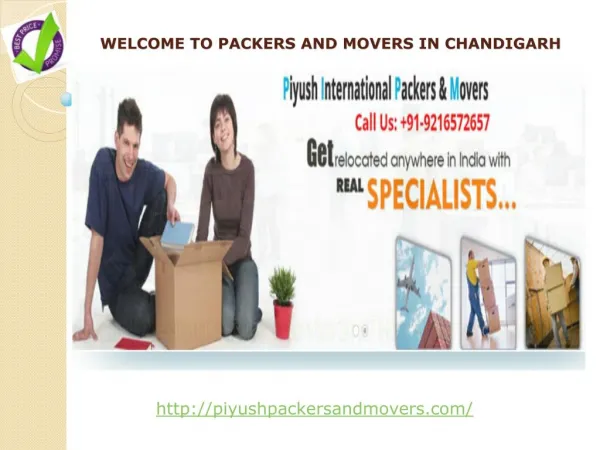 Packers And Movers in Chandigarh