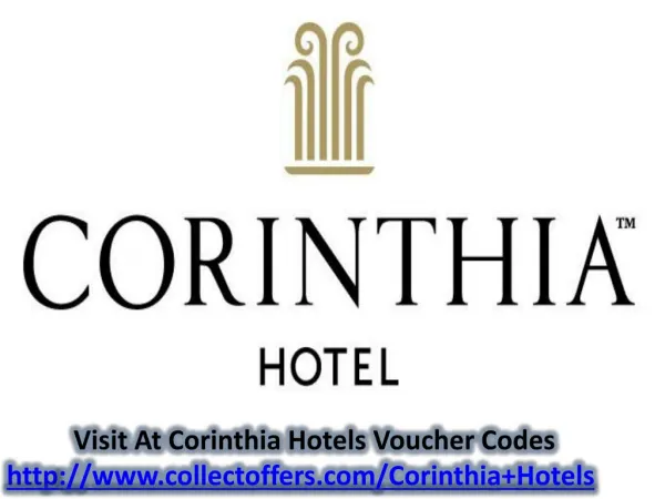 Book Now Luxurious Hotels With Corinthia Hotels