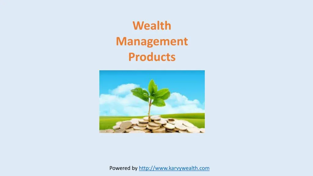 wealth management products