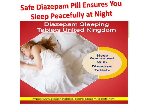 Treat Anxiety Problems through Generic Diazepam Pills Now