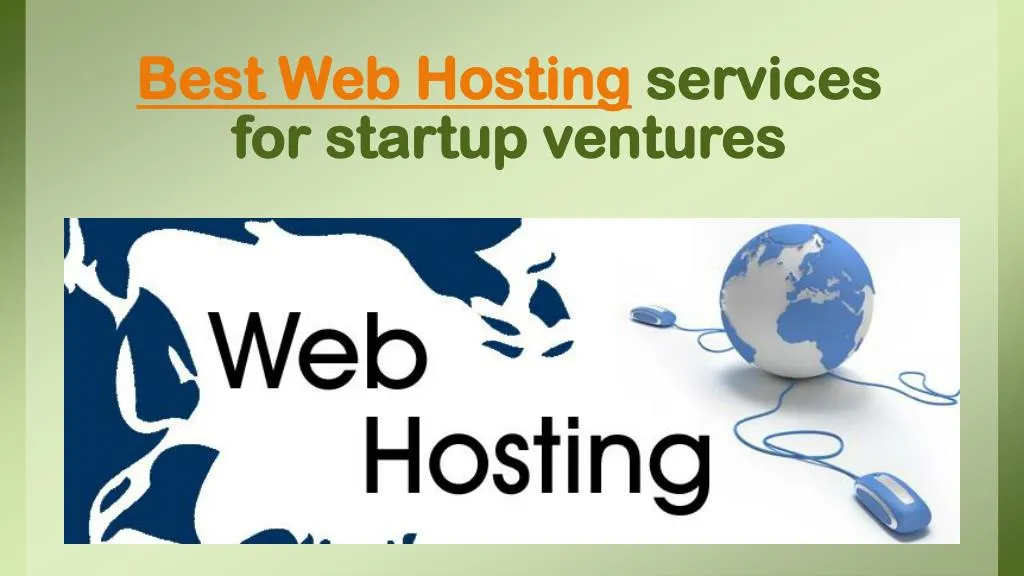 best web hosting services for startup ventures