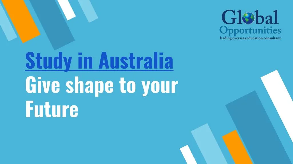 study in australia give shape to your future