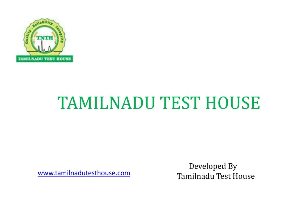 tamilnadu test house