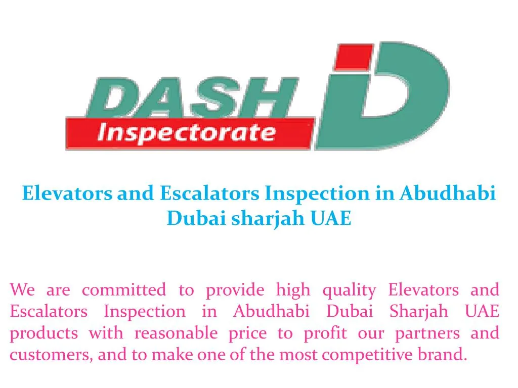 elevators and escalators inspection in abudhabi dubai sharjah uae