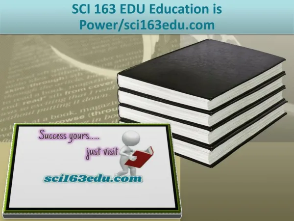 SCI 163 EDU Education is Power/sci163edu.com