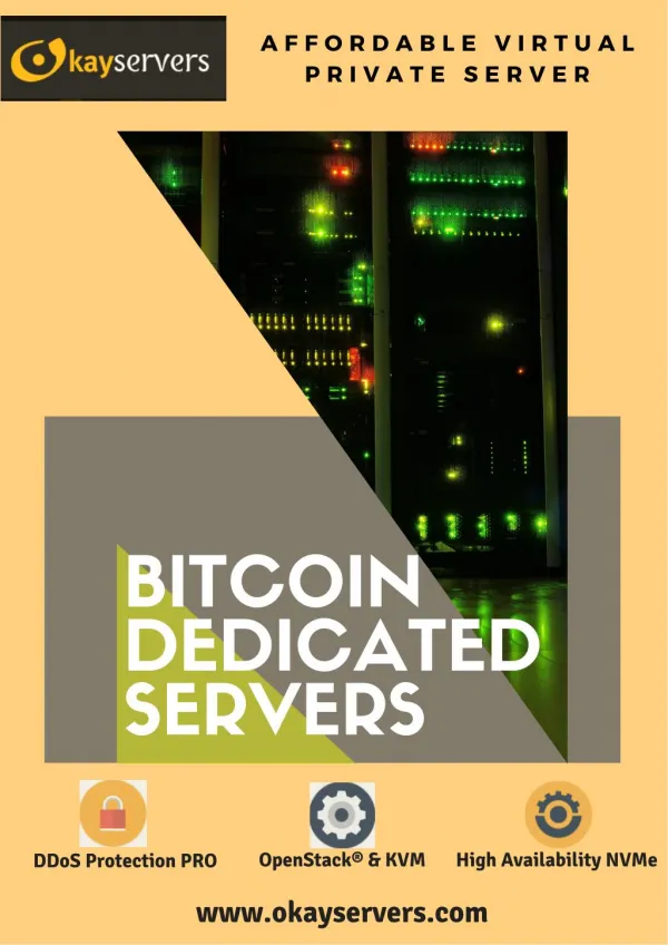 Bitcoin dedicated servers