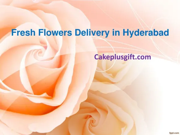 Fresh Flowers Delivery in Hyderabad |Order Online Flowers