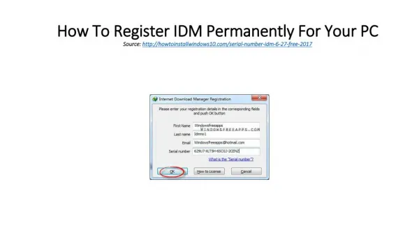 How To Register IDM Permanently