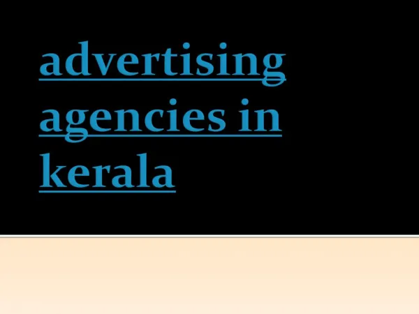 advertising agencies in kerala
