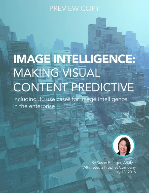 [NEW RESEARCH] Image Intelligence: making Visual Content Predictive