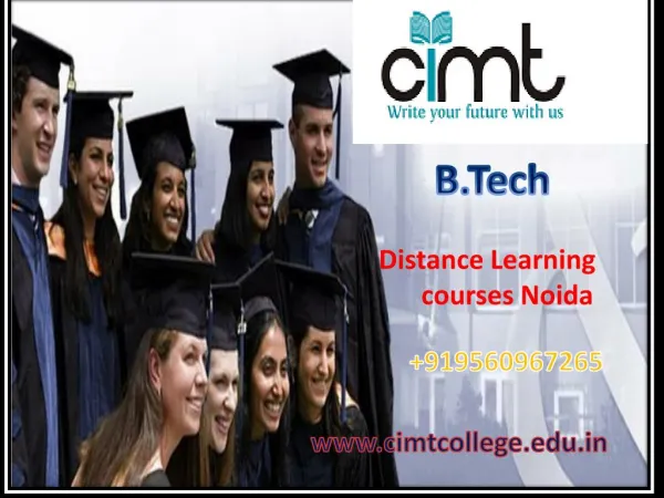 Distance Learning courses Noida – MBA, MCA, B.Tech, BBA, BCA