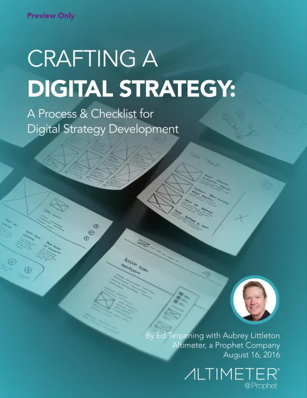 [NEW RESEARCH] Crafting A Digital Strategy