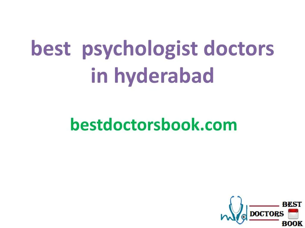 best psychologist doctors in hyderabad