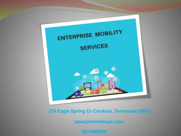 Overcome Business Challenges with Enterprise Mobility Services