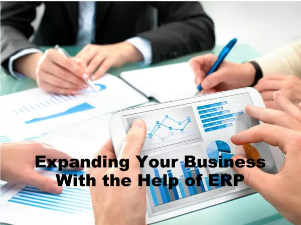 Expanding Your Business With the Help of ERP