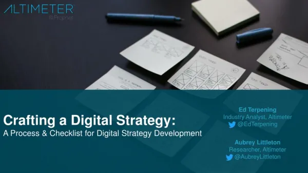 Crafting a Digital Strategy