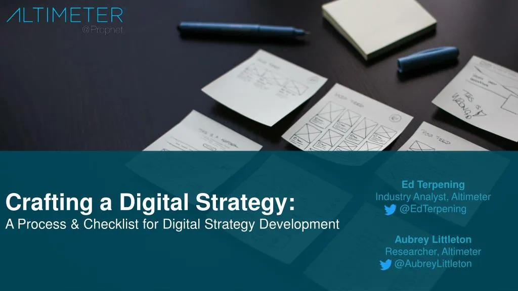crafting a digital strategy a process checklist