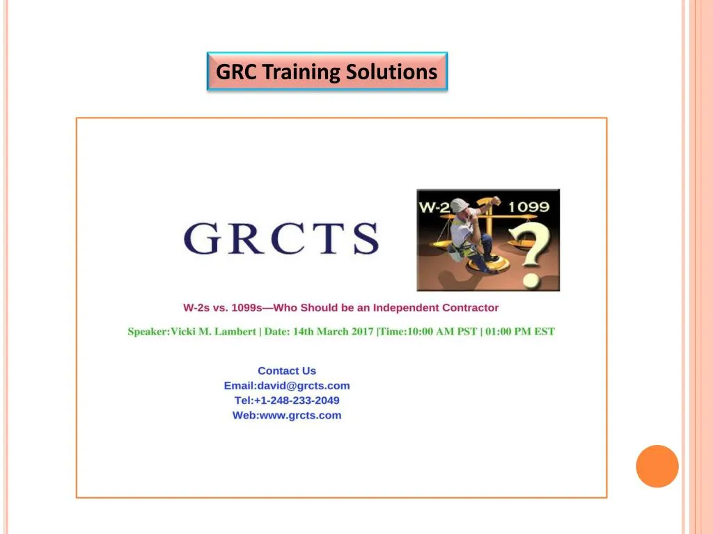 grc training solutions
