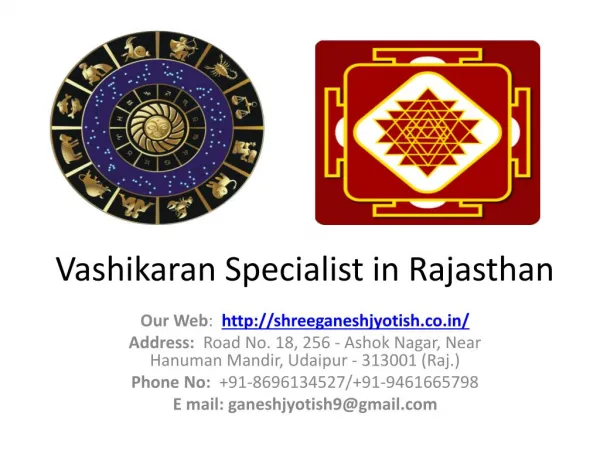 Vashikaran Specialist in Rajasthan
