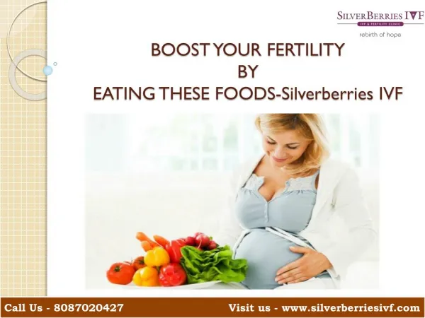 Boost your fertility by eating these Foods