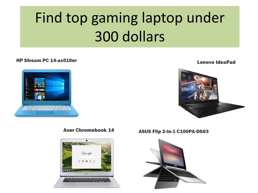 find top gaming laptop under 300 dollars