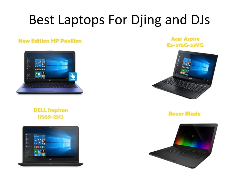 best laptops for djing and djs