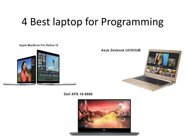Laptop for programming
