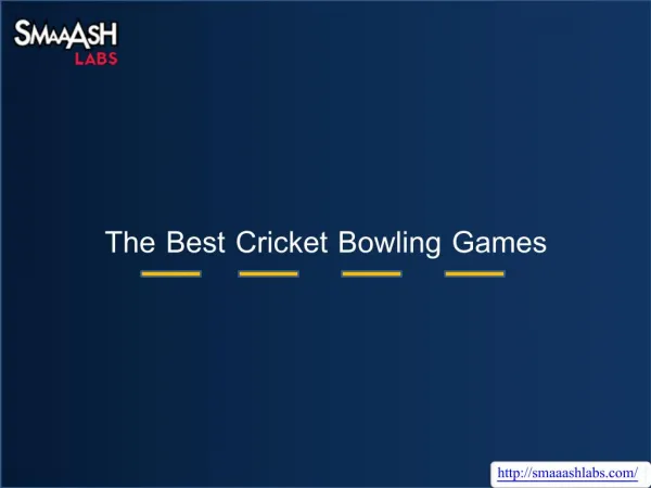 The Best Cricket Bowling Games