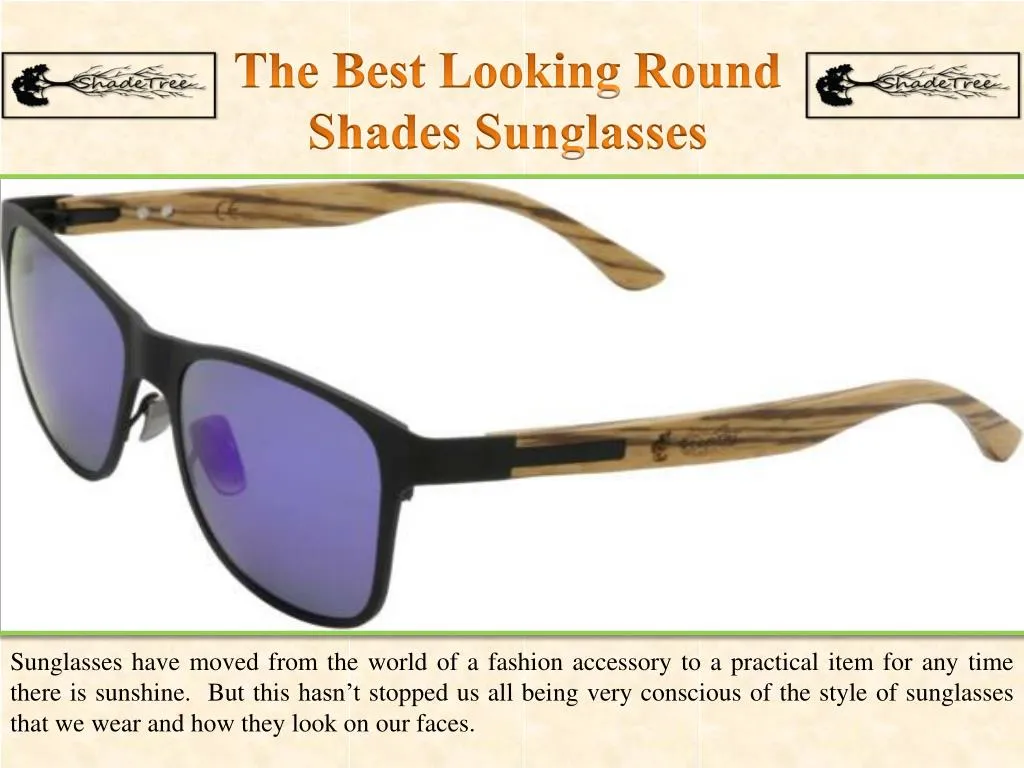 the best looking round shades sunglasses