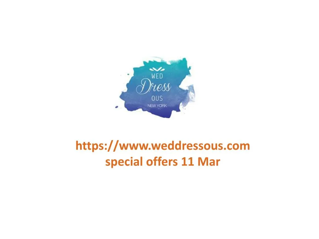 https www weddressous com special offers 11 mar