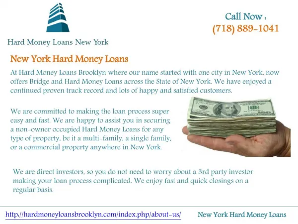 New York Hard Money Loans